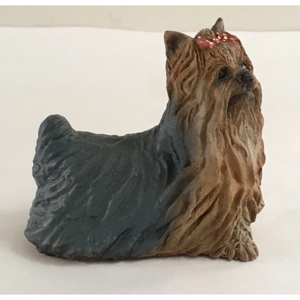 Vintage 1980s Yorkshire Terrier Figurine